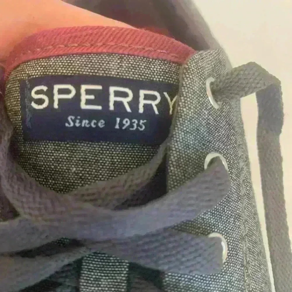 Sperry Top-Sider Gray Striper II Non-Marking Shoes Men’s Size 5 Women’s Size 6.5